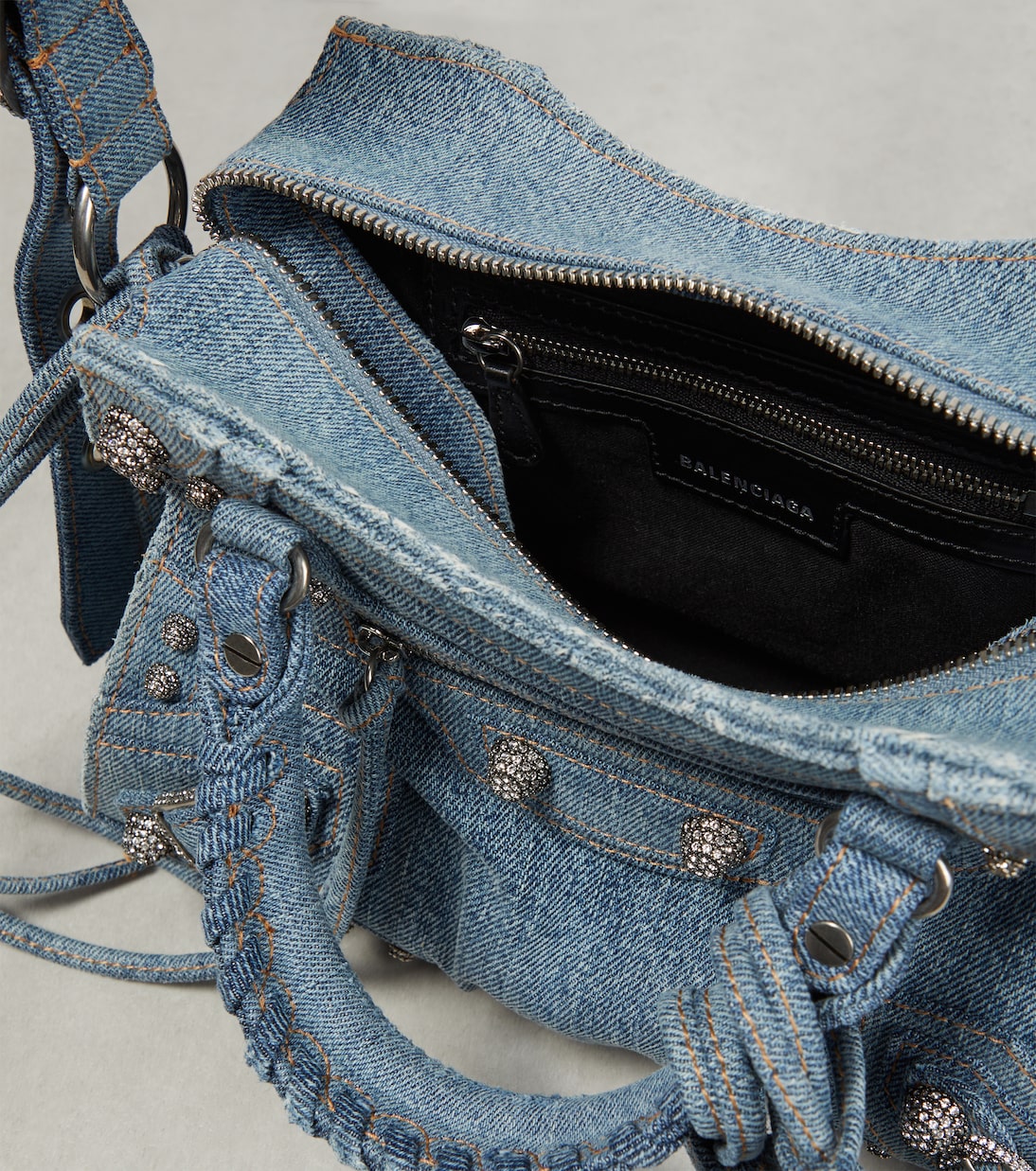 Sac Neo Cagole XS en jean | Balenciaga