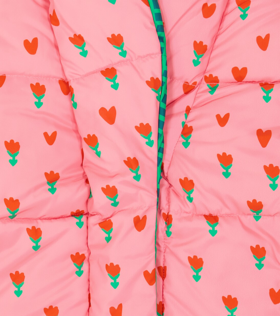 Printed puffer jacket | Stella McCartney Kids