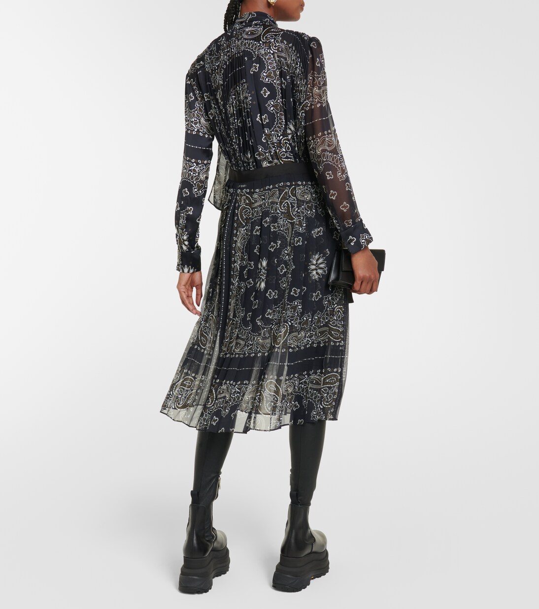 Abito midi con stampa | Sacai