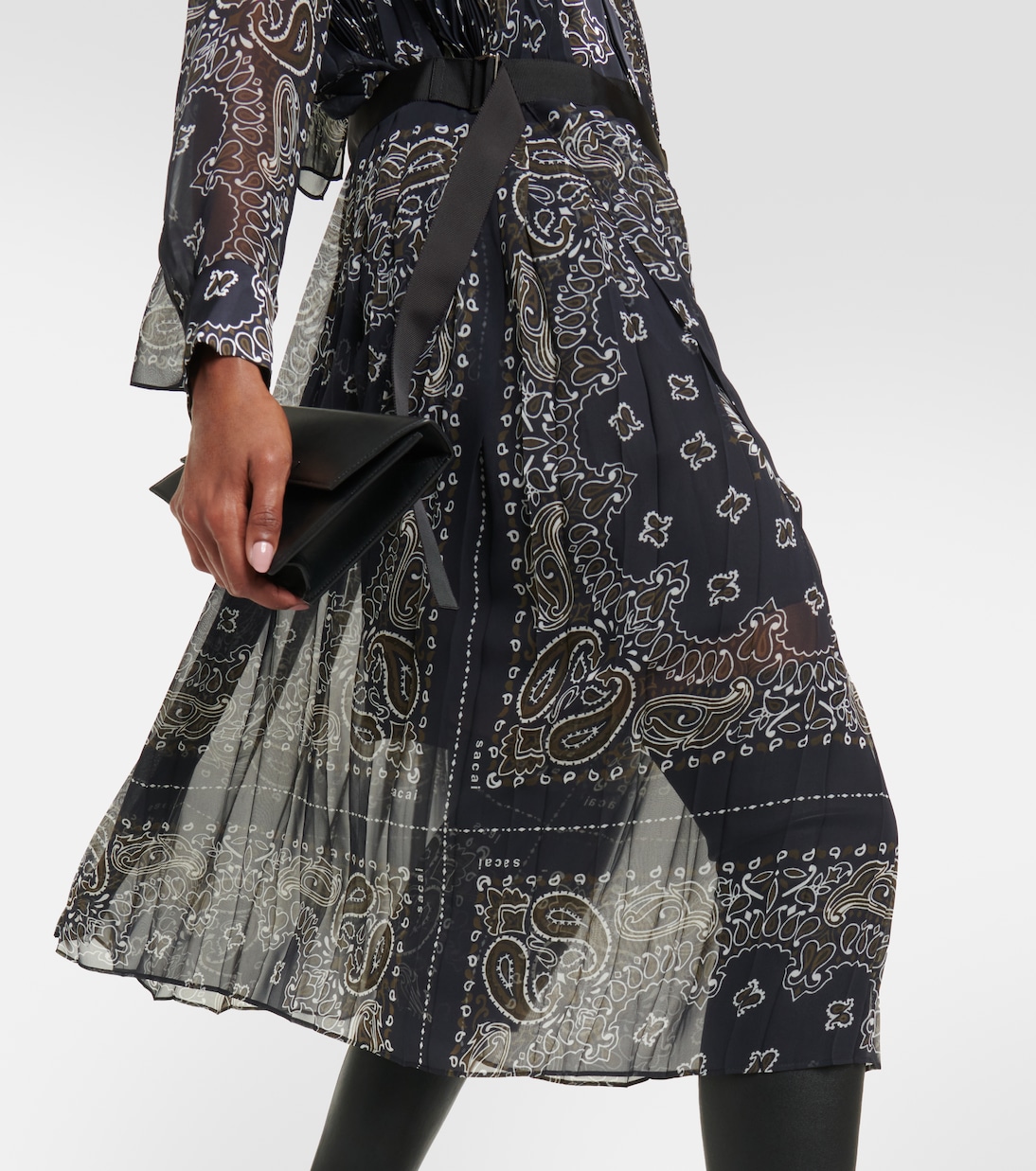 Abito midi con stampa | Sacai