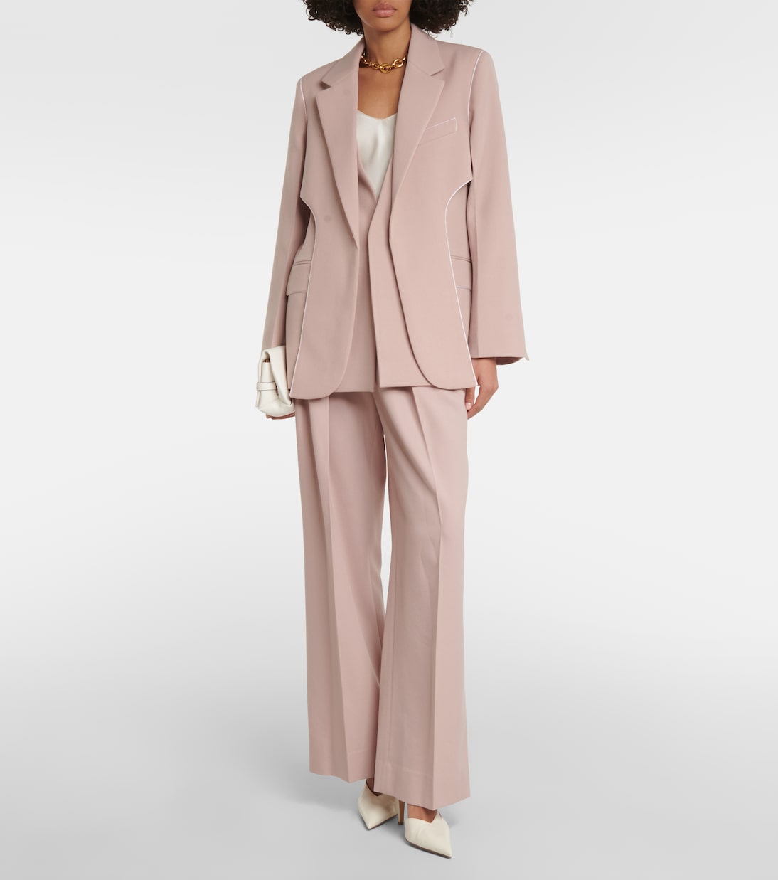 Pantalon ample à taille haute | Victoria Beckham