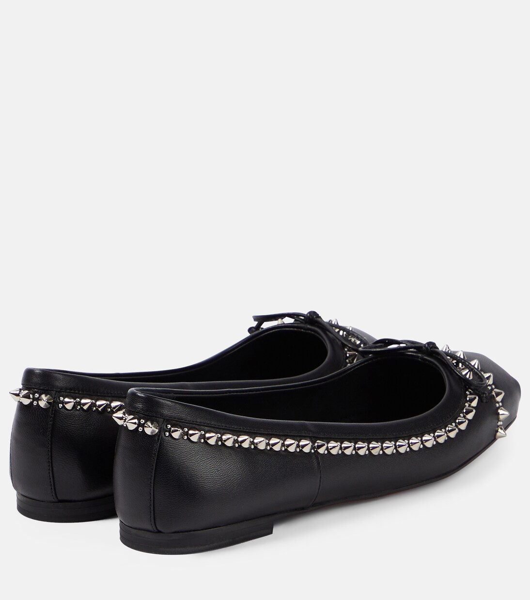 Mamadrague Spikes embellished leather ballet flats | Christian Louboutin