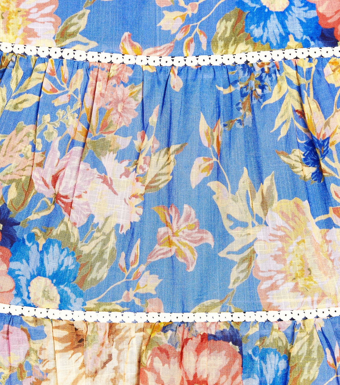 Robe August en coton à fleurs | Zimmermann Kids