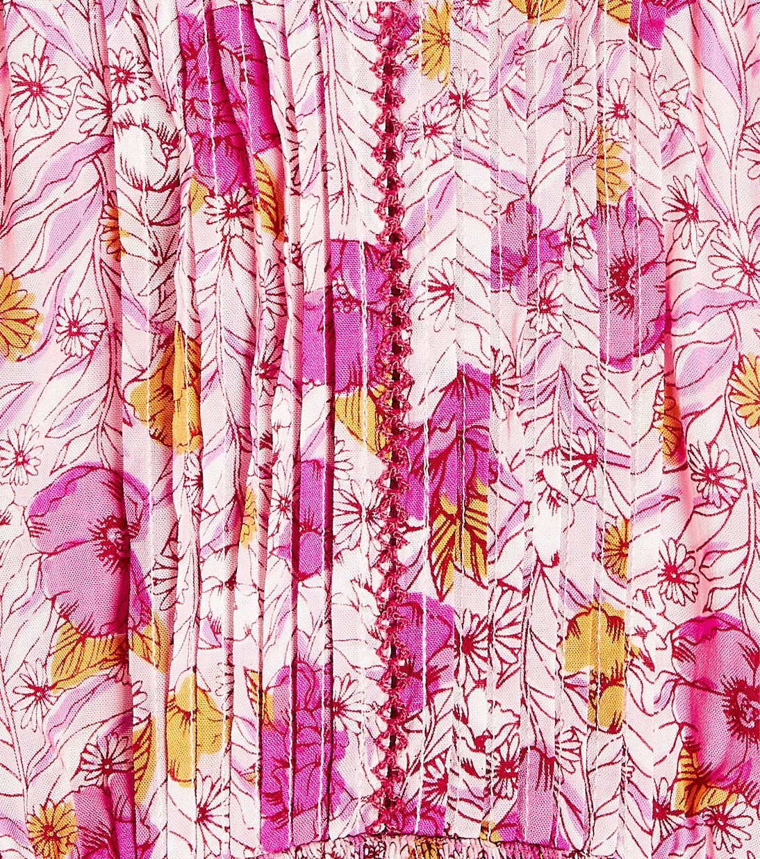 Bonny floral off-shoulder top | Poupette St Barth Kids