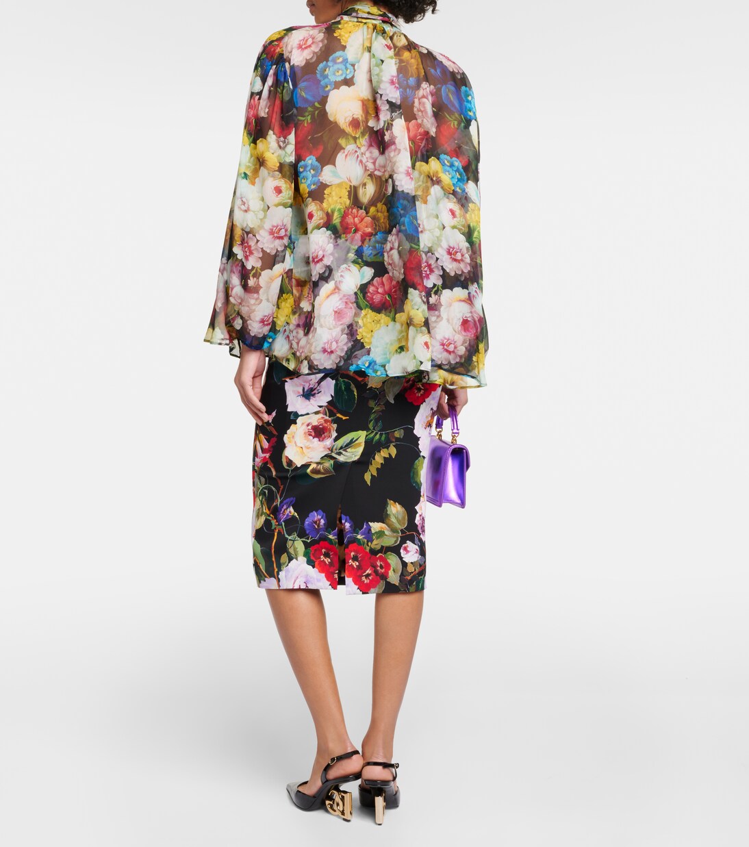 Bluse aus Seiden-Chiffon | Dolce&Gabbana