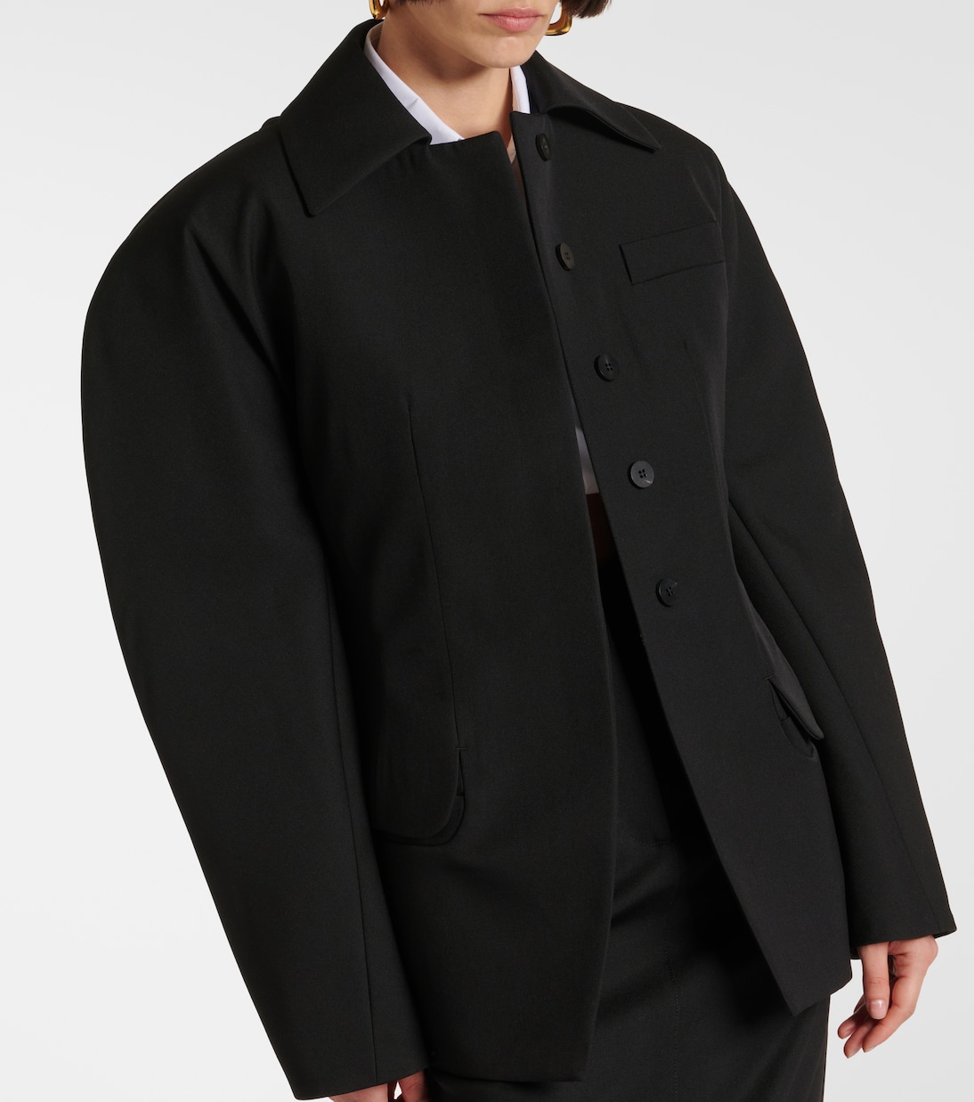 Jacke La Veste Castagna aus Schurwolle | Jacquemus