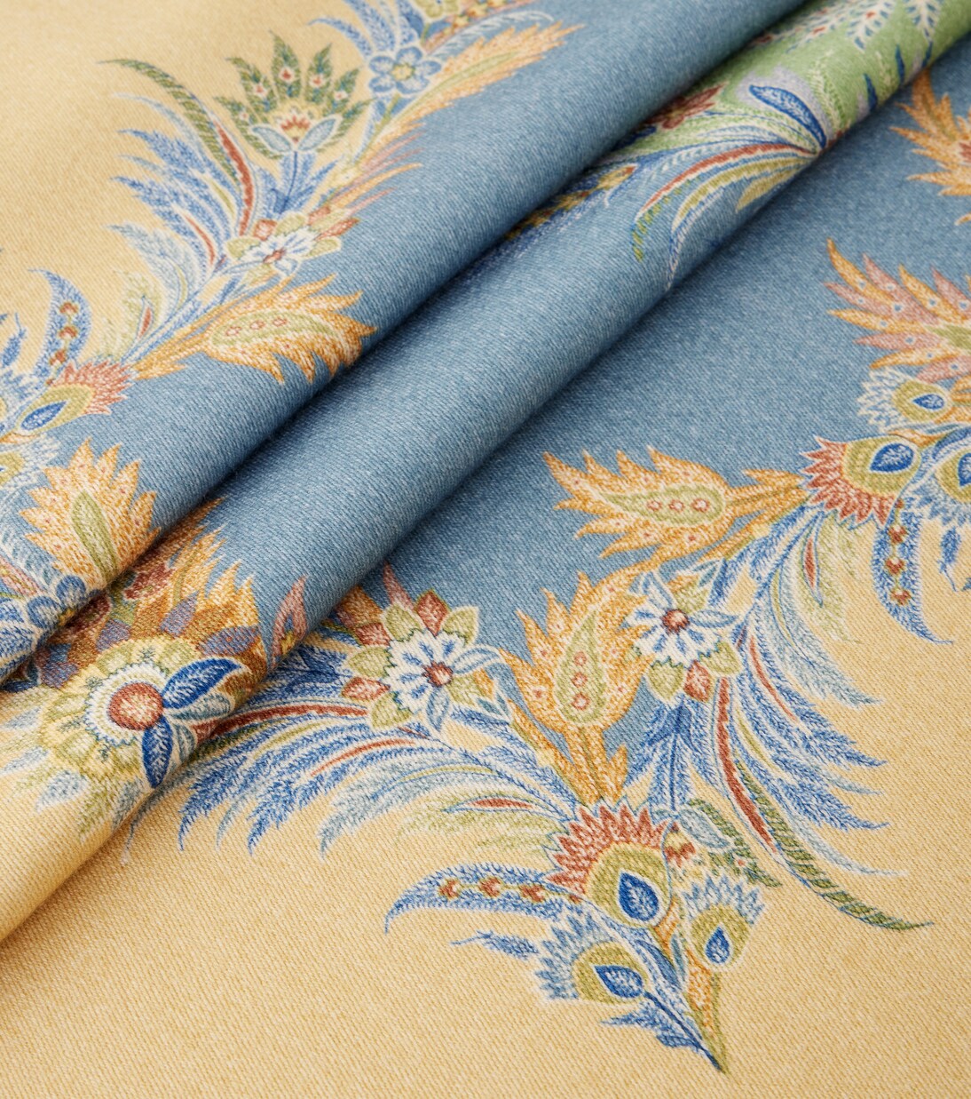 Printed wool twill blanket | Etro