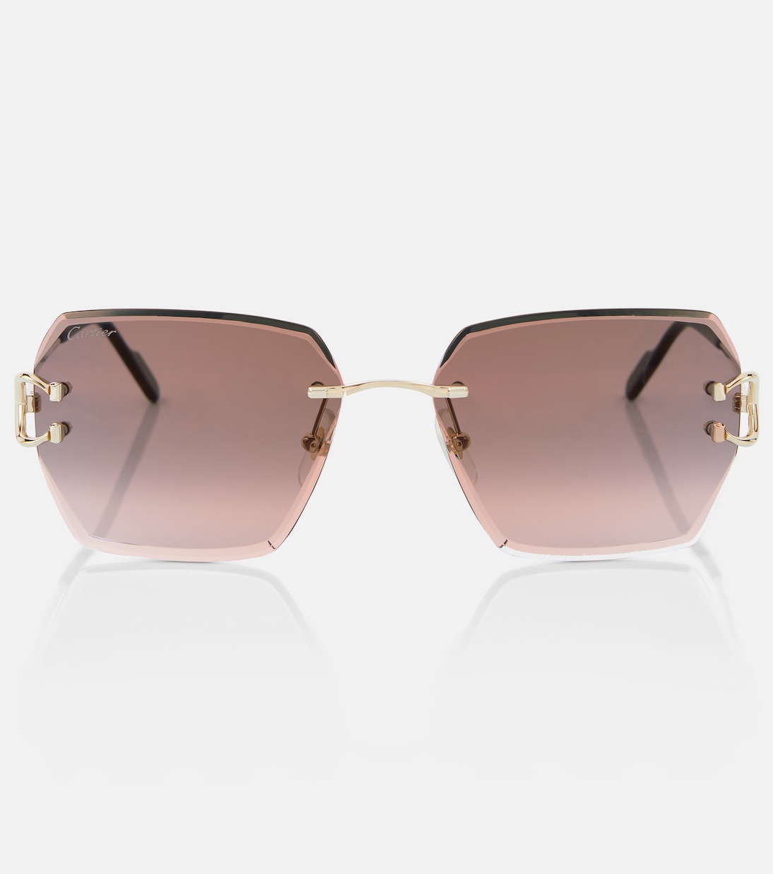 Signature C de Cartier square sunglasses | Cartier Eyewear Collection