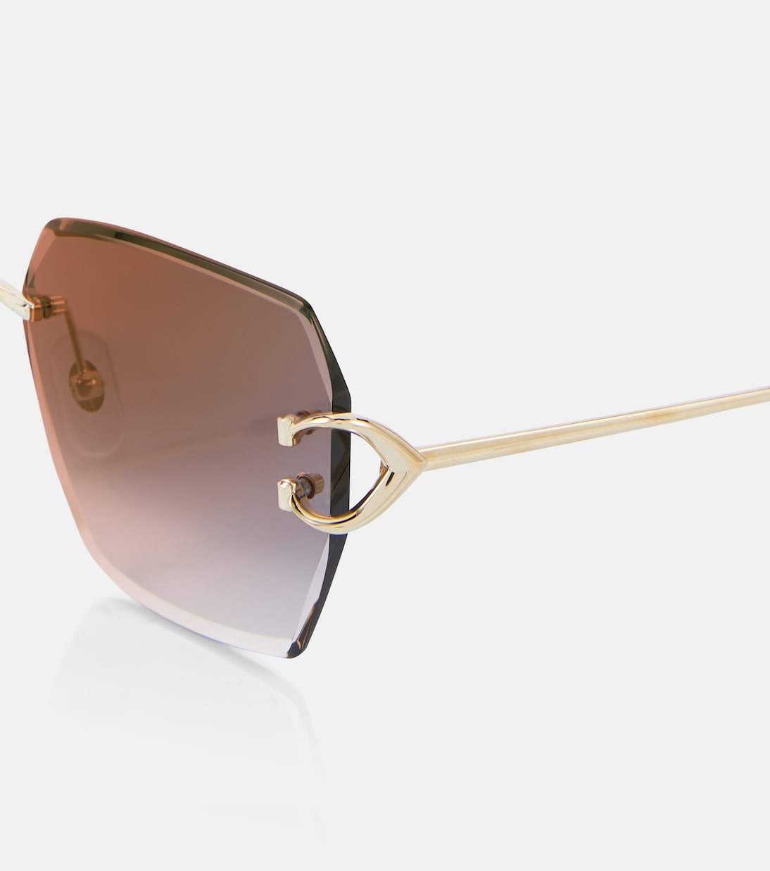 Signature C de Cartier square sunglasses | Cartier Eyewear Collection