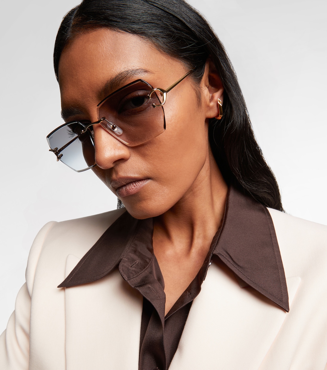 Signature C de Cartier square sunglasses | Cartier Eyewear Collection