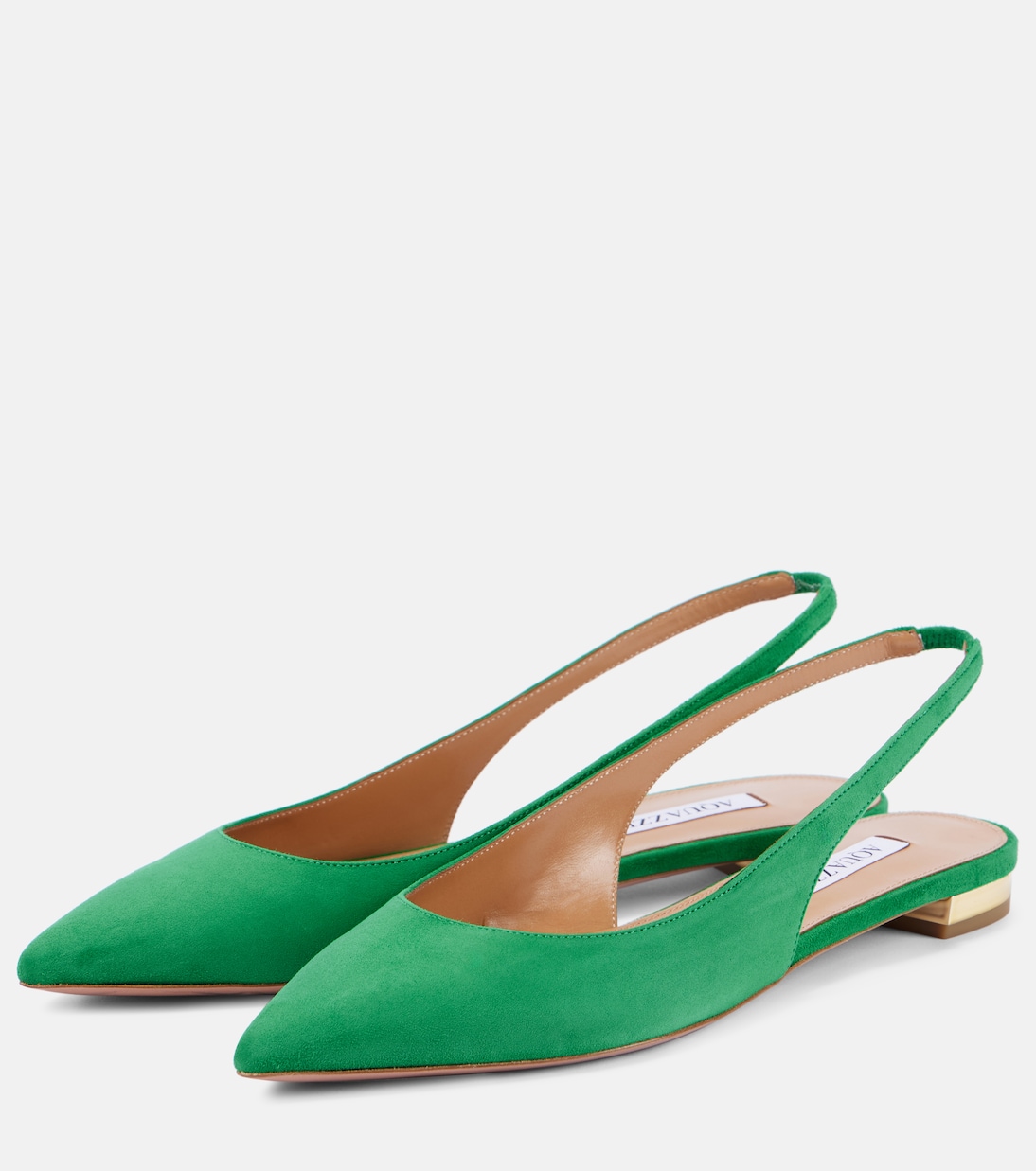 Purist suede slingback flats | Aquazzura