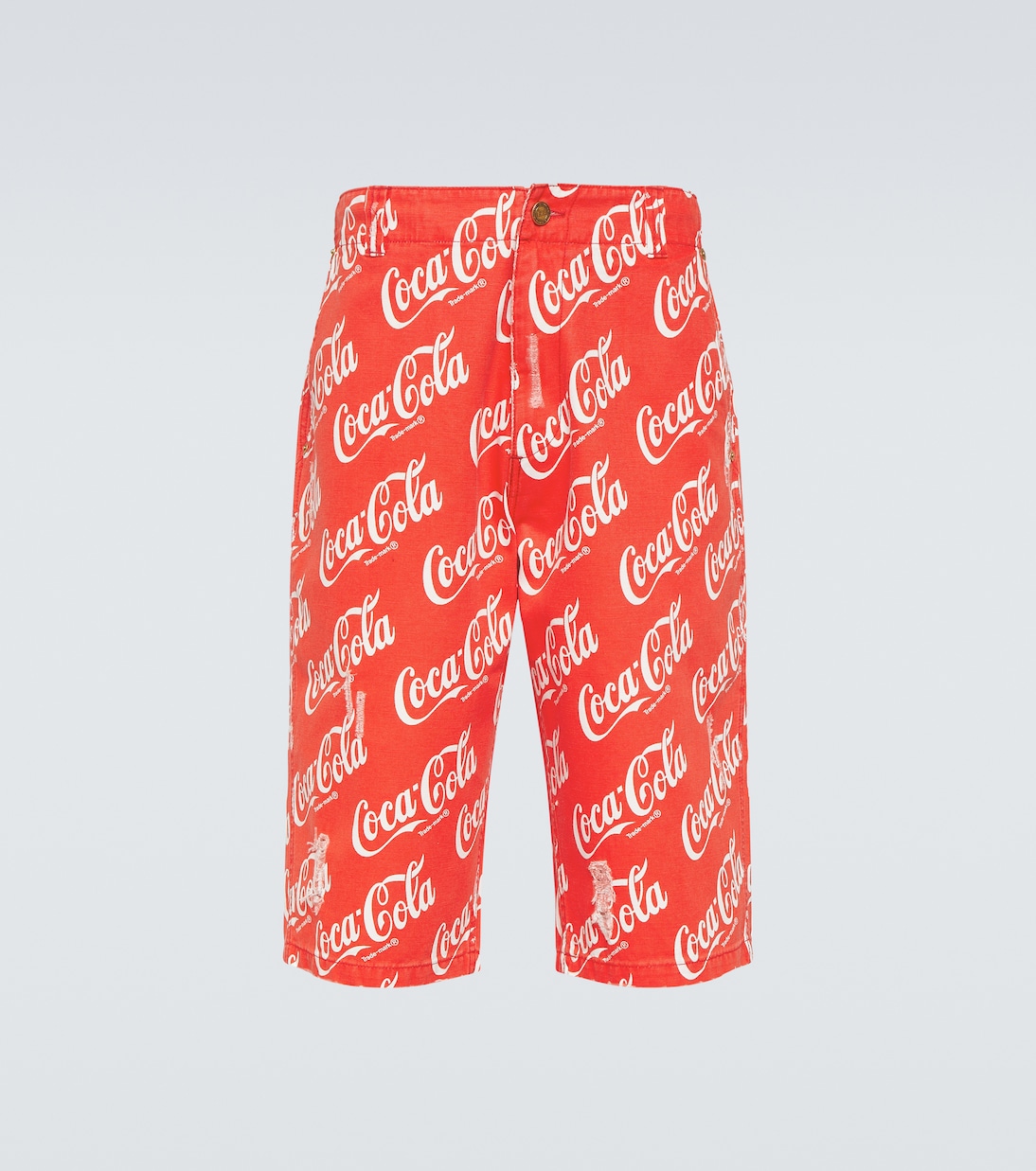 Bedruckte Bermuda-Shorts aus Baumwoll-Canvas | ERL