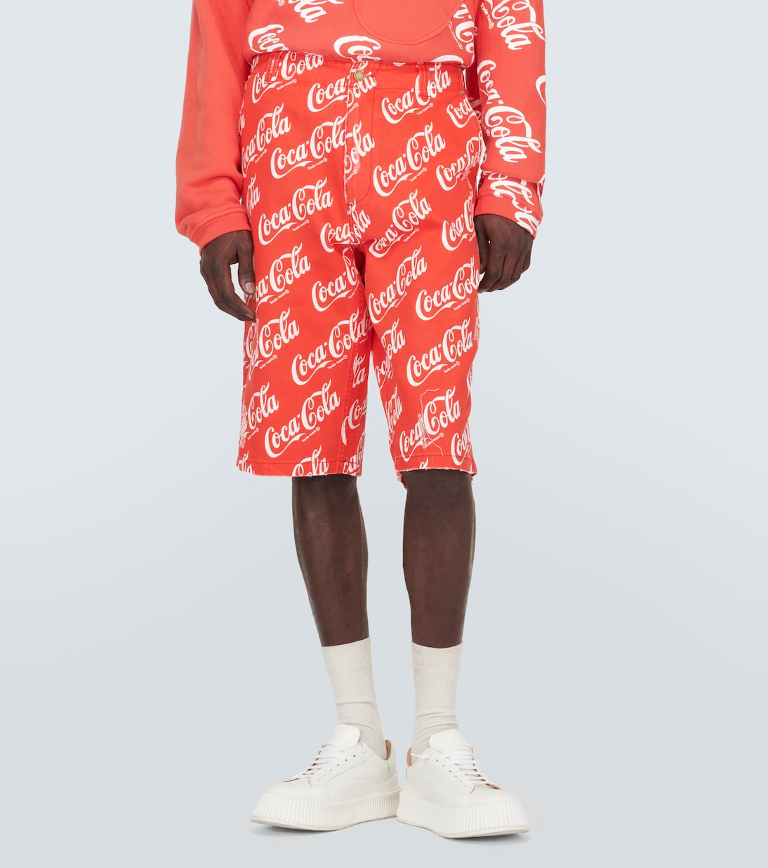 Bedruckte Bermuda-Shorts aus Baumwoll-Canvas | ERL