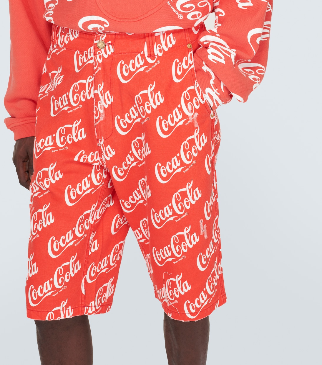 Bedruckte Bermuda-Shorts aus Baumwoll-Canvas | ERL