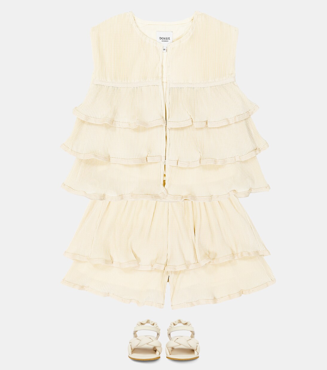 Cette ruffled tiered top | Donsje