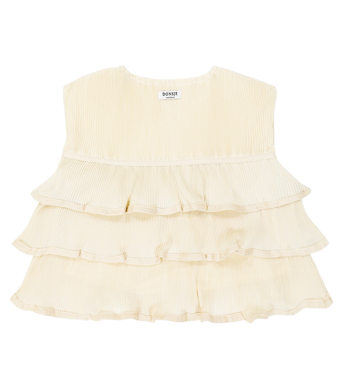 Cette ruffled tiered top | Donsje