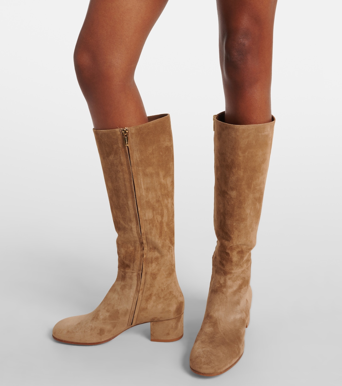 45 suede knee-high boots | Gianvito Rossi
