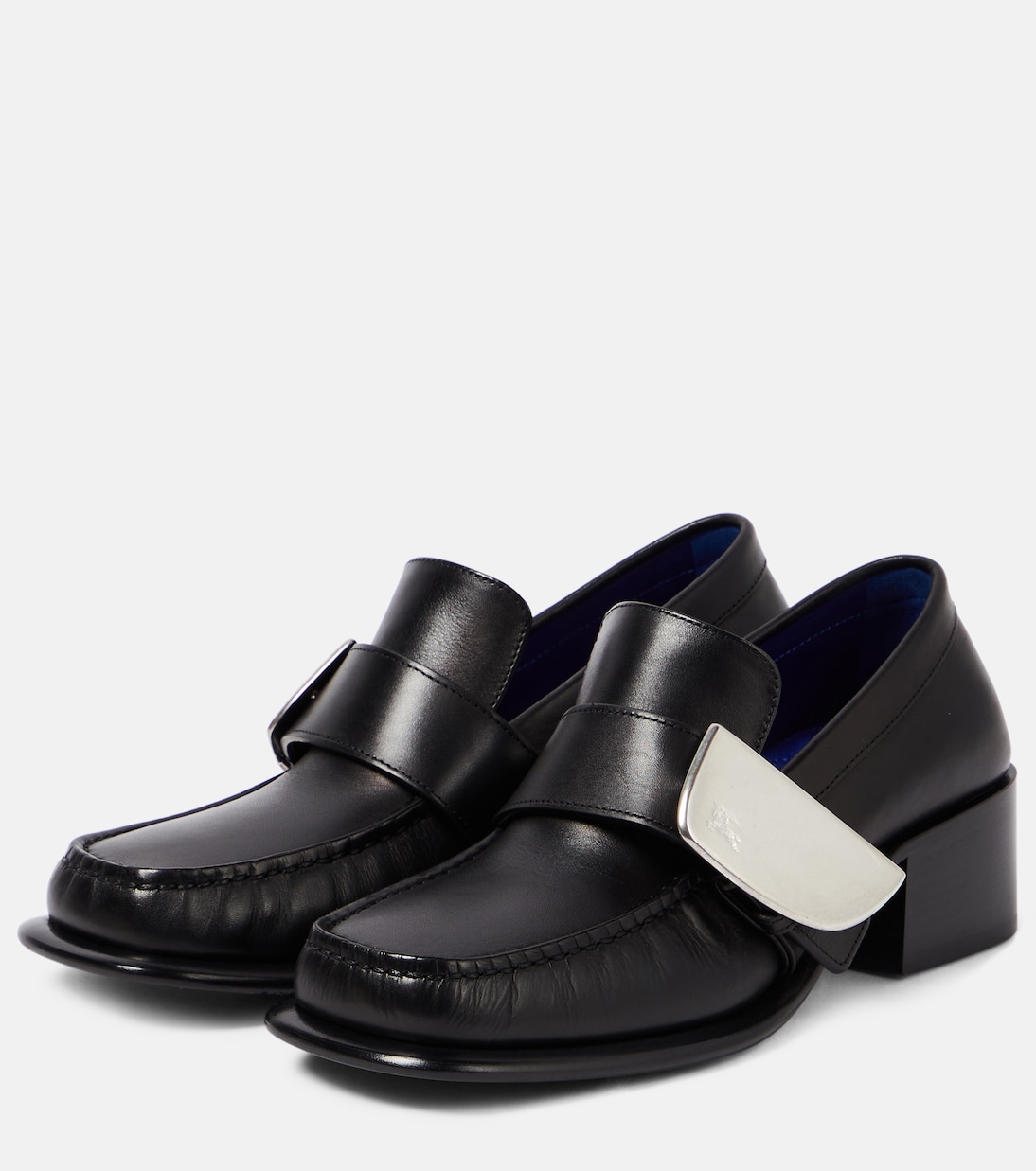 Verzierte Loafer-Pumps aus Leder | Burberry