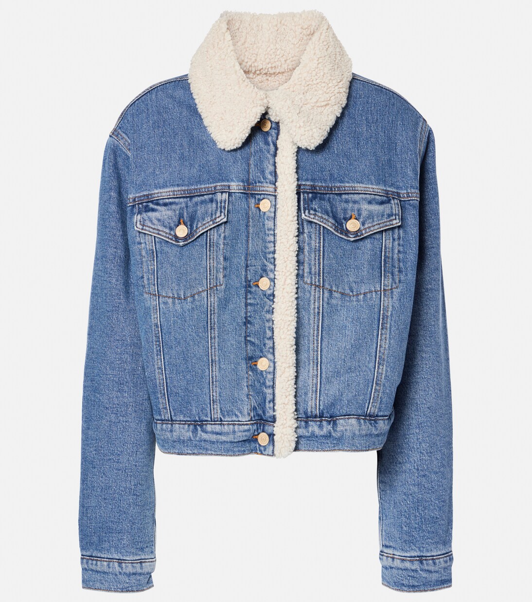Jeansjacke mit Teddyfleece | 7 For All Mankind