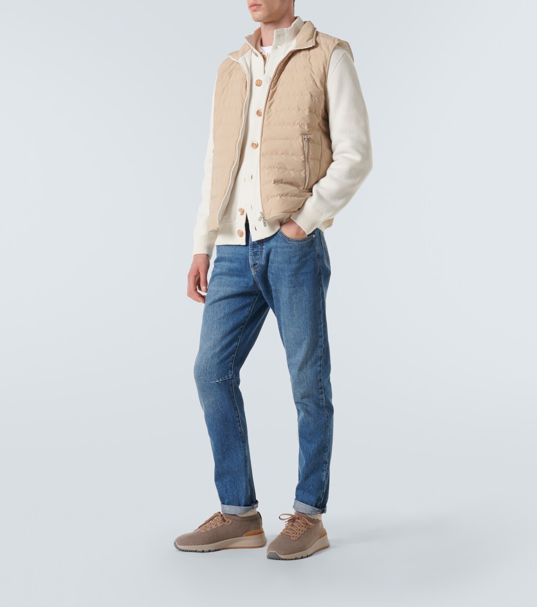 Knit sneakers | Brunello Cucinelli