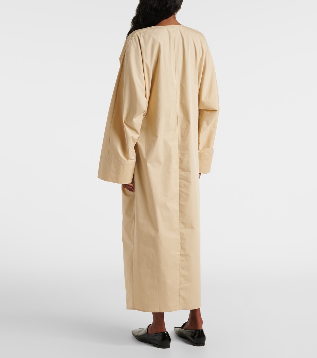 Ailin draped cotton midi dress | Tove