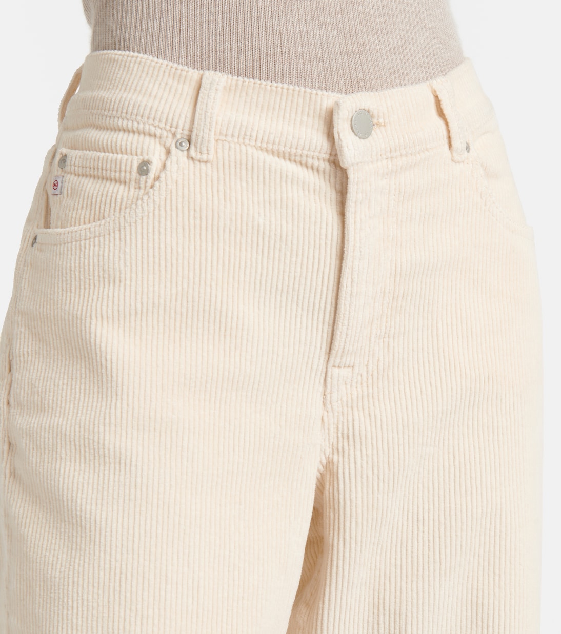 Mid-Rise Flared Jeans Padua aus Cord | AG Jeans