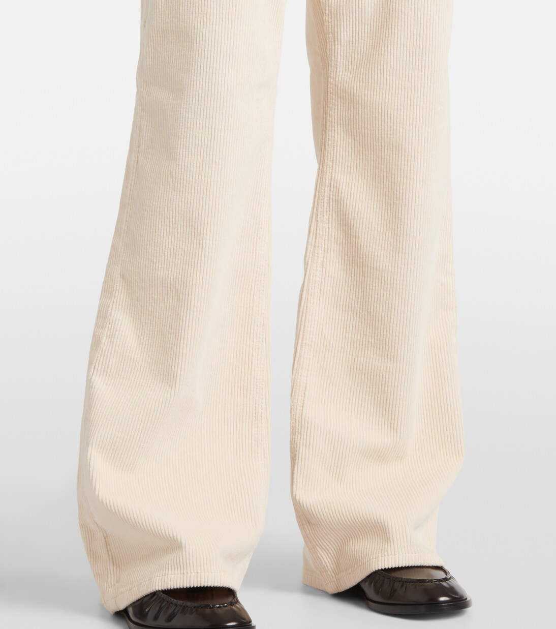 Mid-Rise Flared Jeans Padua aus Cord | AG Jeans