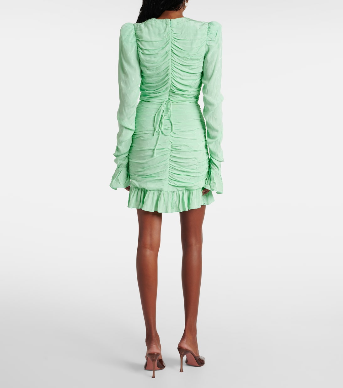 Robe froncée à fleurs | Rotate