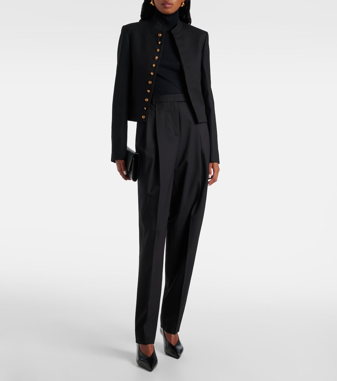 Wool-blend tapered pants | Dorothee Schumacher