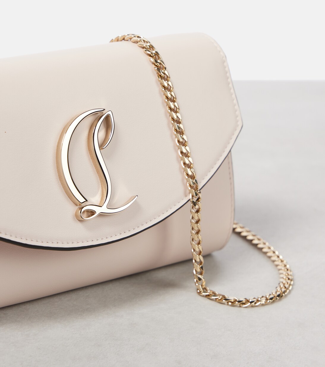 Loubi54 레더 체인 클러치 | Christian Louboutin