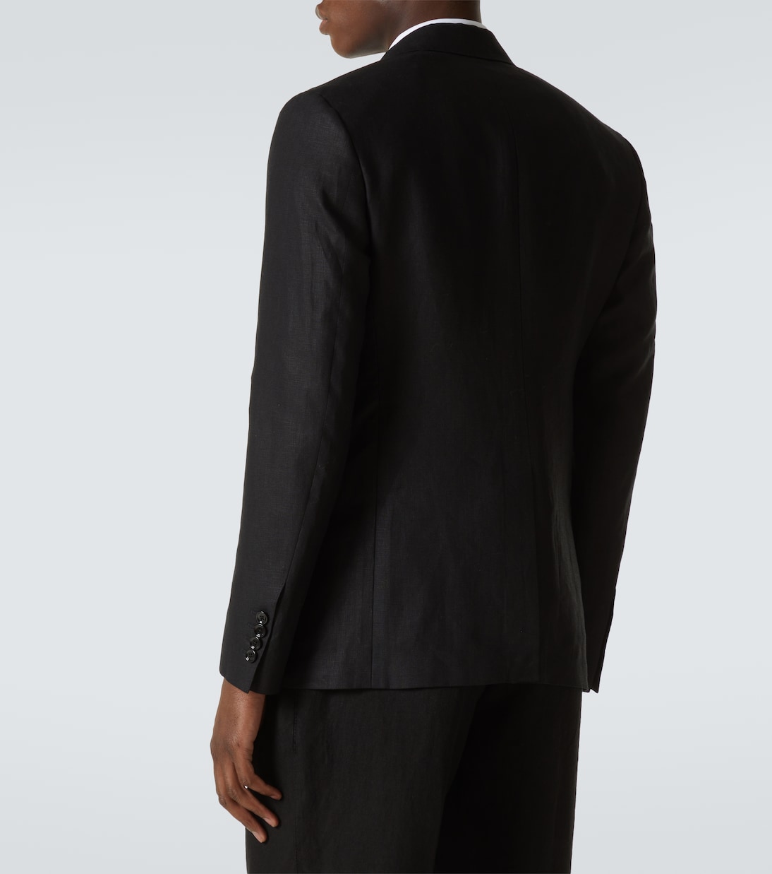 Double-breasted linen suit jacket | Dolce&Gabbana