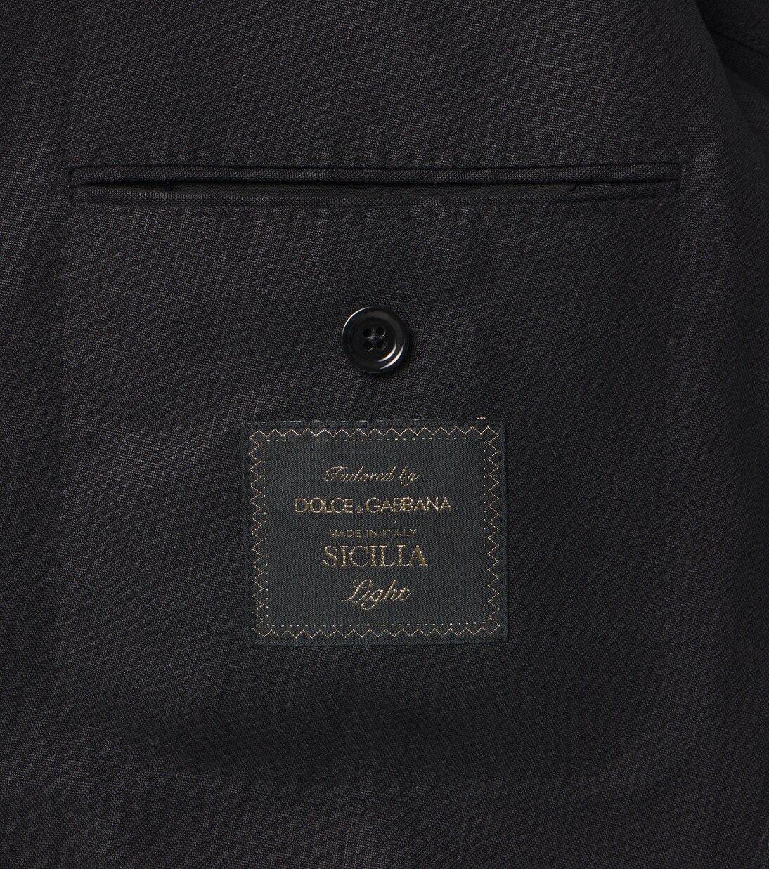 Double-breasted linen suit jacket | Dolce&Gabbana