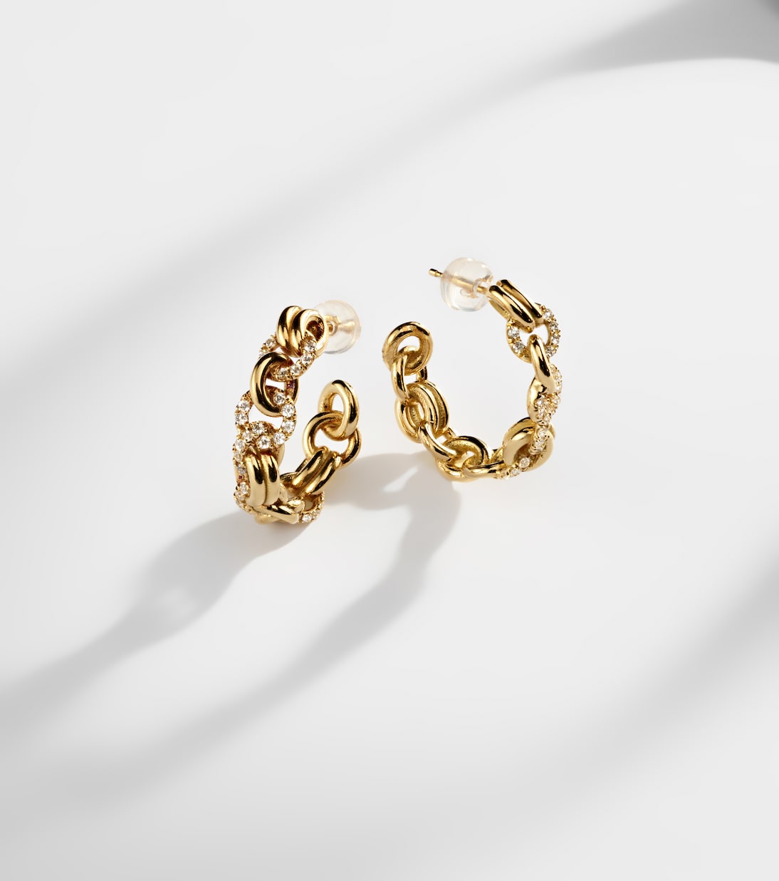 Boucles d'oreilles Fused Serpens en or 18 ct et diamants | Spinelli Kilcollin