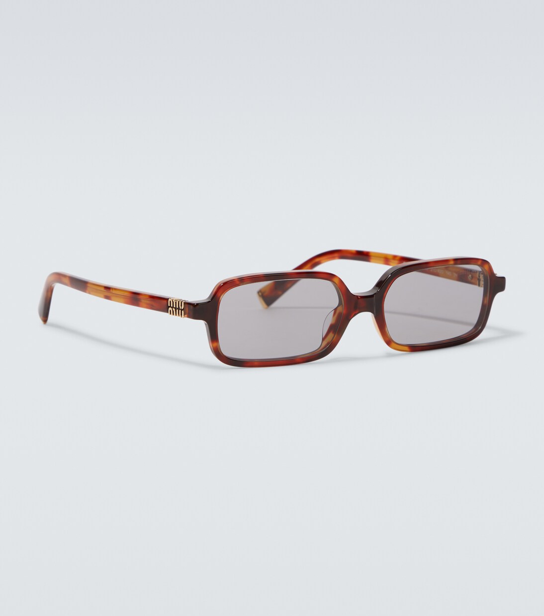 Logo rectangular sunglasses | Miu Miu