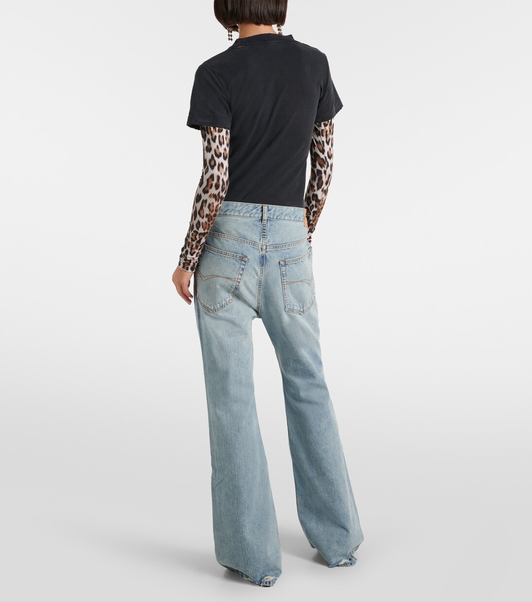 Mid-Rise Flared Jeans | Balenciaga