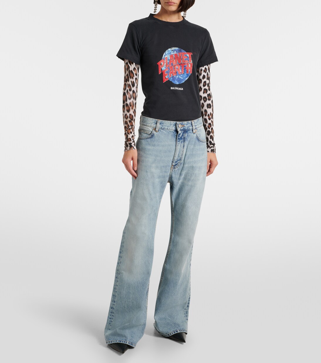 Mid-Rise Flared Jeans | Balenciaga