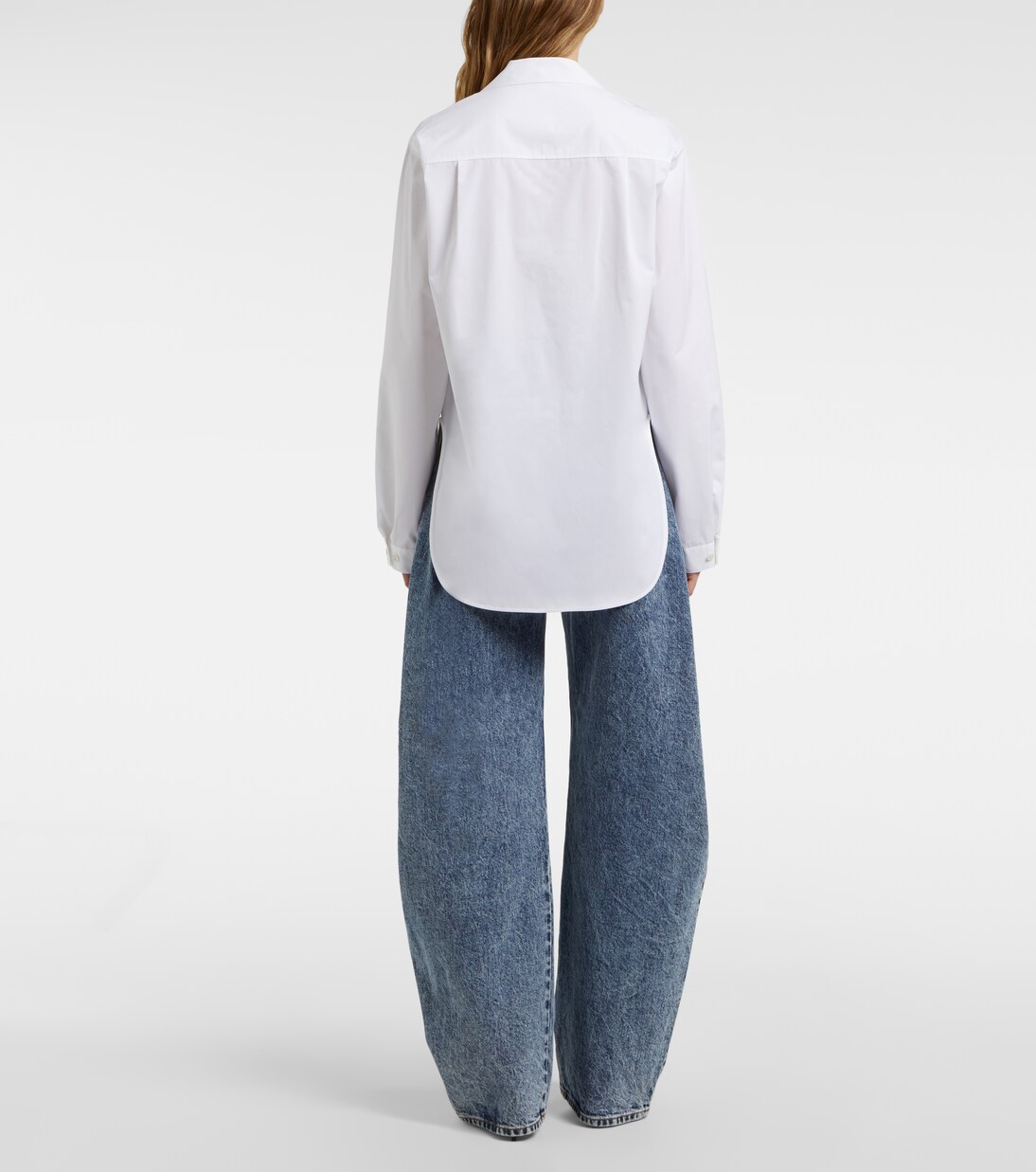 Blusa de algodón con lazada | Alaïa