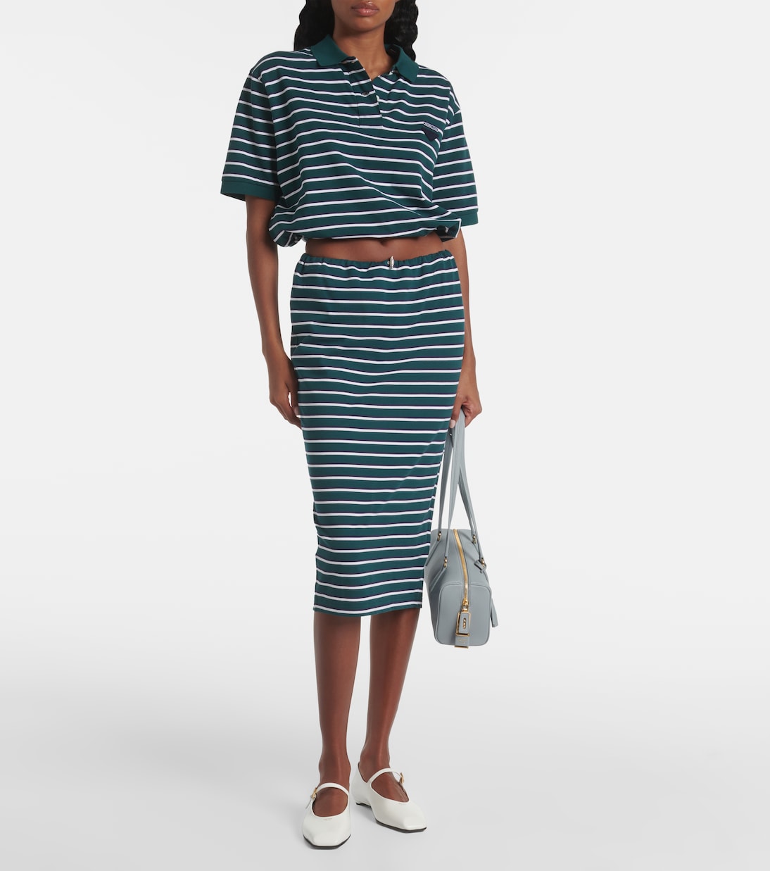 Mary-Jane-Ballerinas aus Leder | Prada