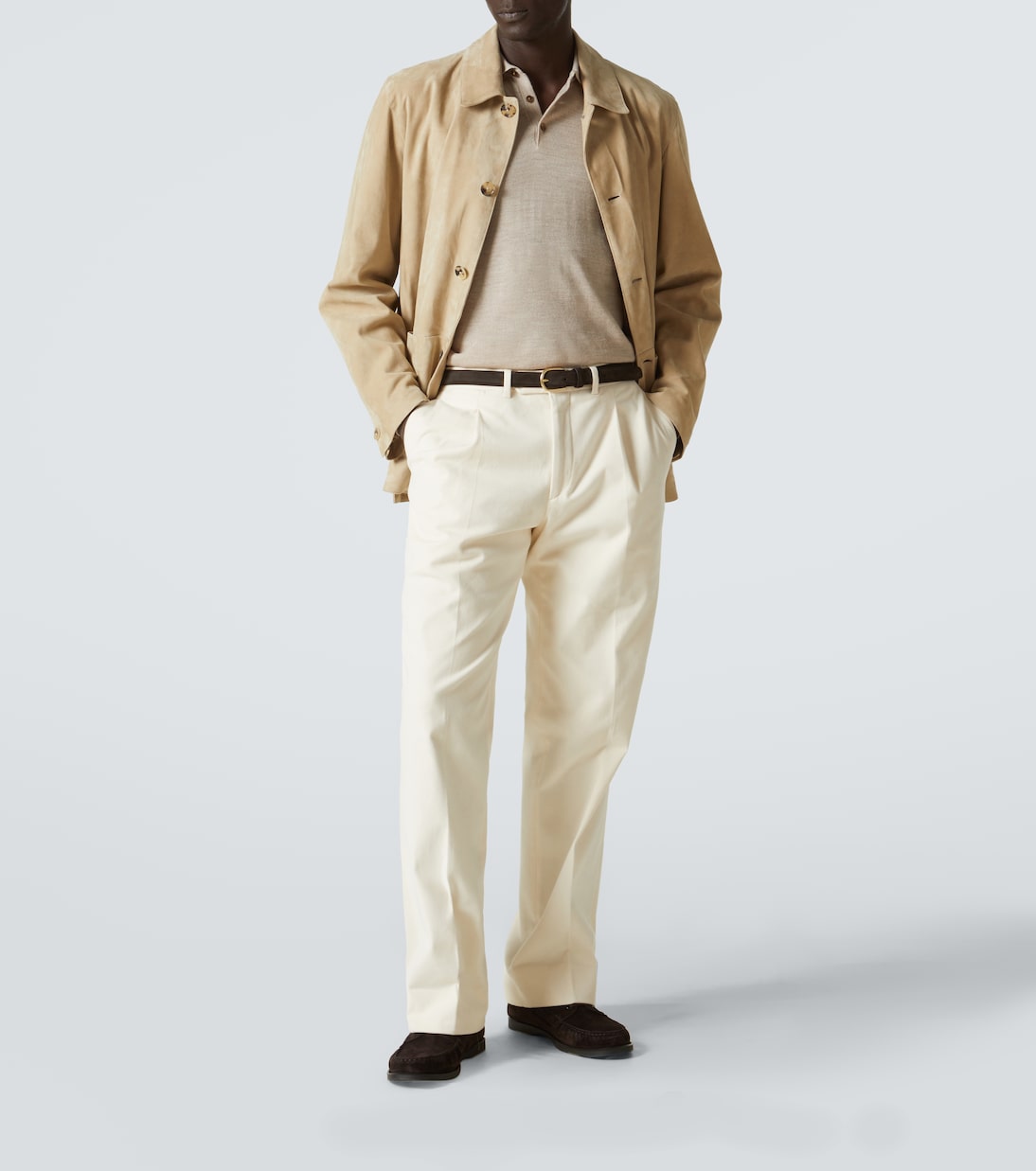 Allen wool polo sweater | Saman Amel