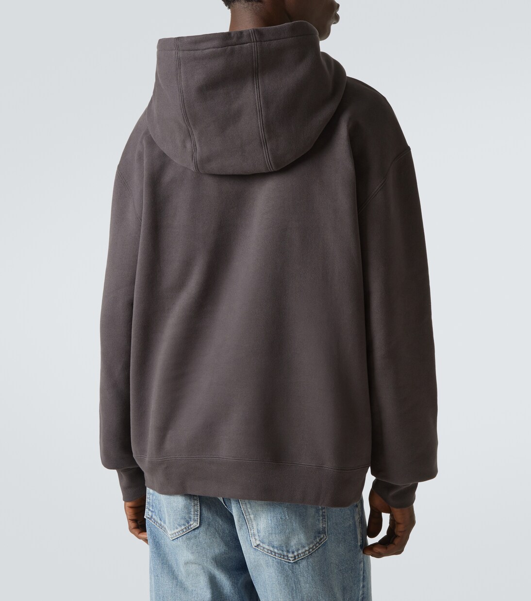 Felpa in cotone con cappuccio e logo | Saint Laurent