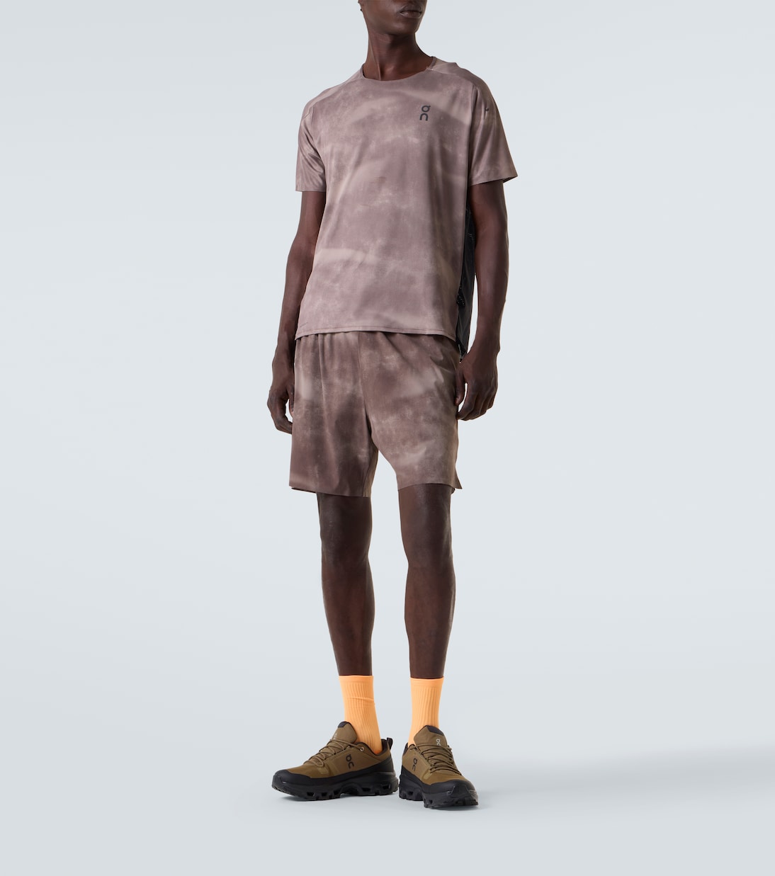 Performance 7" printed running shorts | On