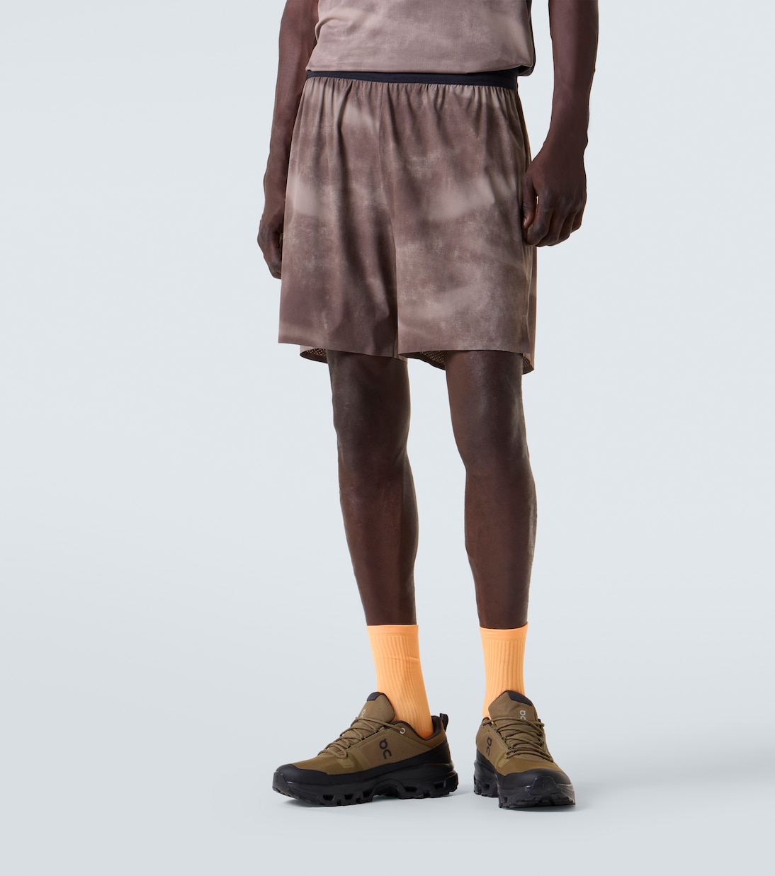 Performance 7" printed running shorts | On