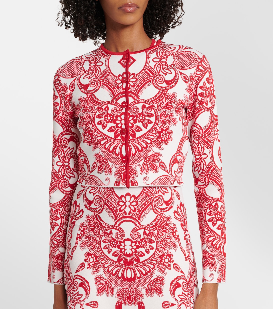 Cropped-Cardigan aus Jacquard | Etro