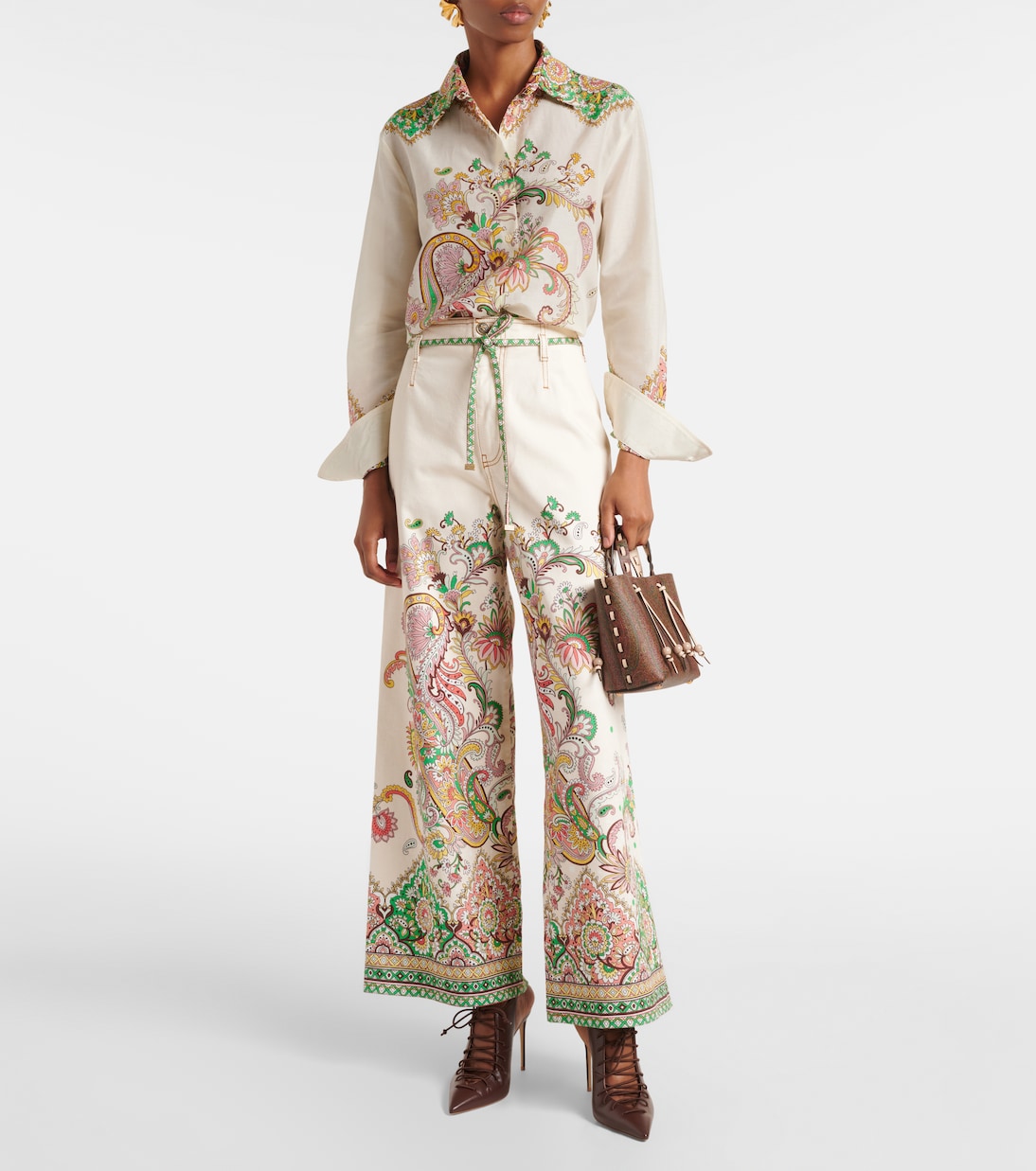 Bolso al hombro Essential Small de lona | Etro