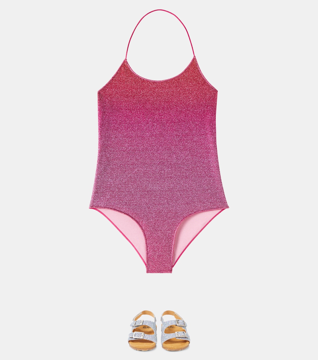 Lumière lamé swimsuit | Oséree Kids