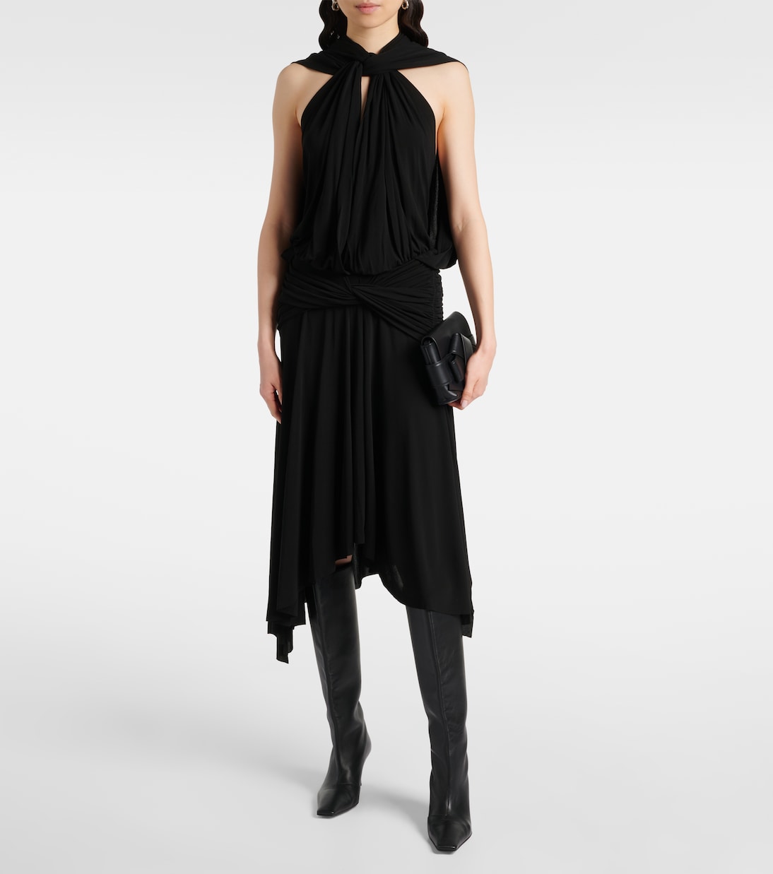 Midikleid aus Crêpe-Jersey | Acne Studios