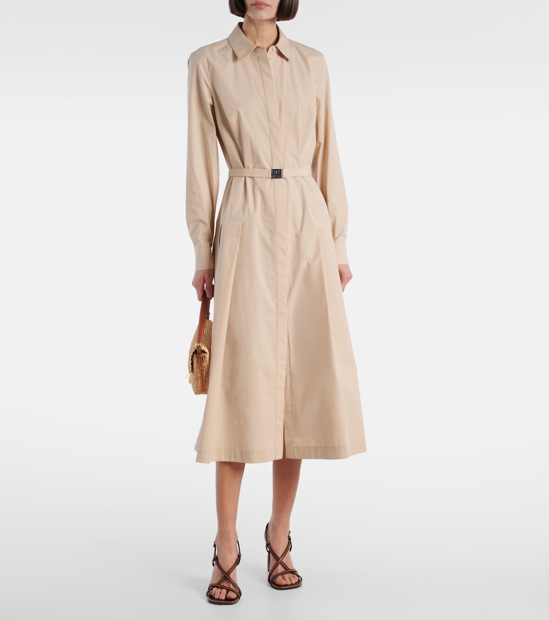Hemdblusenkleid aus einem Baumwollgemisch | Tory Burch