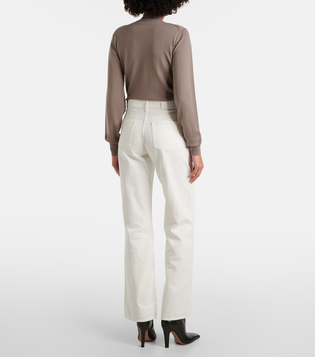 Gerade Hose Tess aus Baumwolle und Hanf | 7 For All Mankind