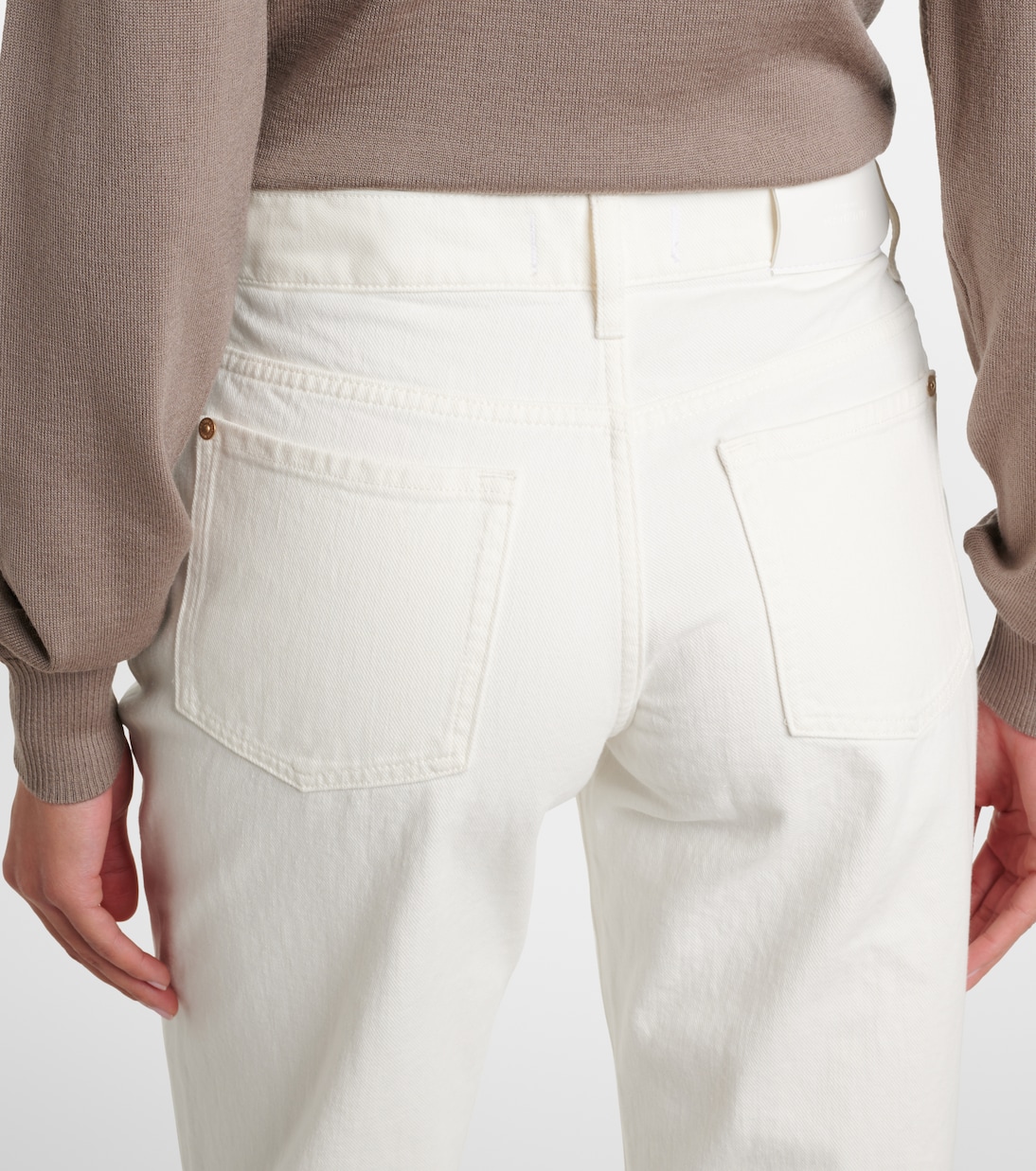 Gerade Hose Tess aus Baumwolle und Hanf | 7 For All Mankind