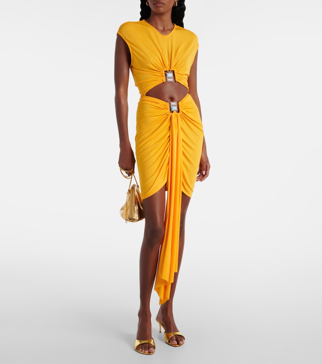 Minikleid Duo Bezel aus Jersey | Christopher Esber